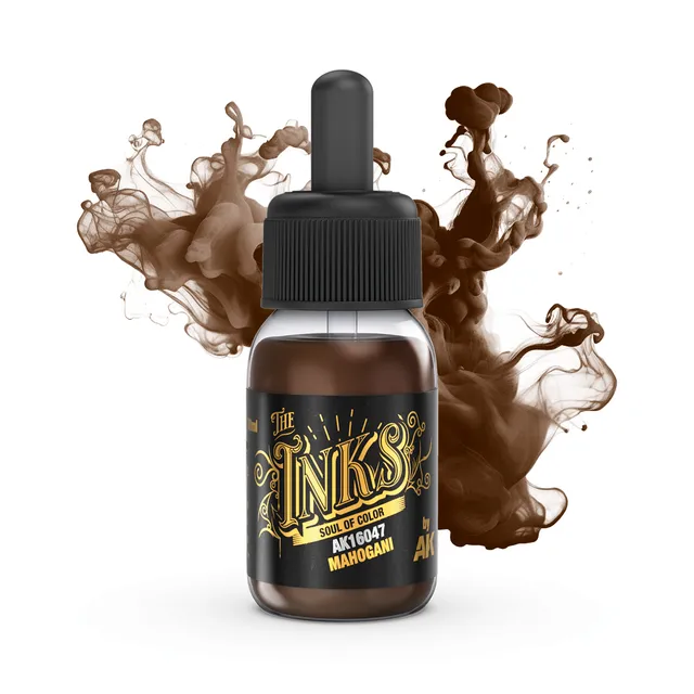 ak-interactive-the-inks-mahogani-ink-inchiostro-per-modellismo image 1