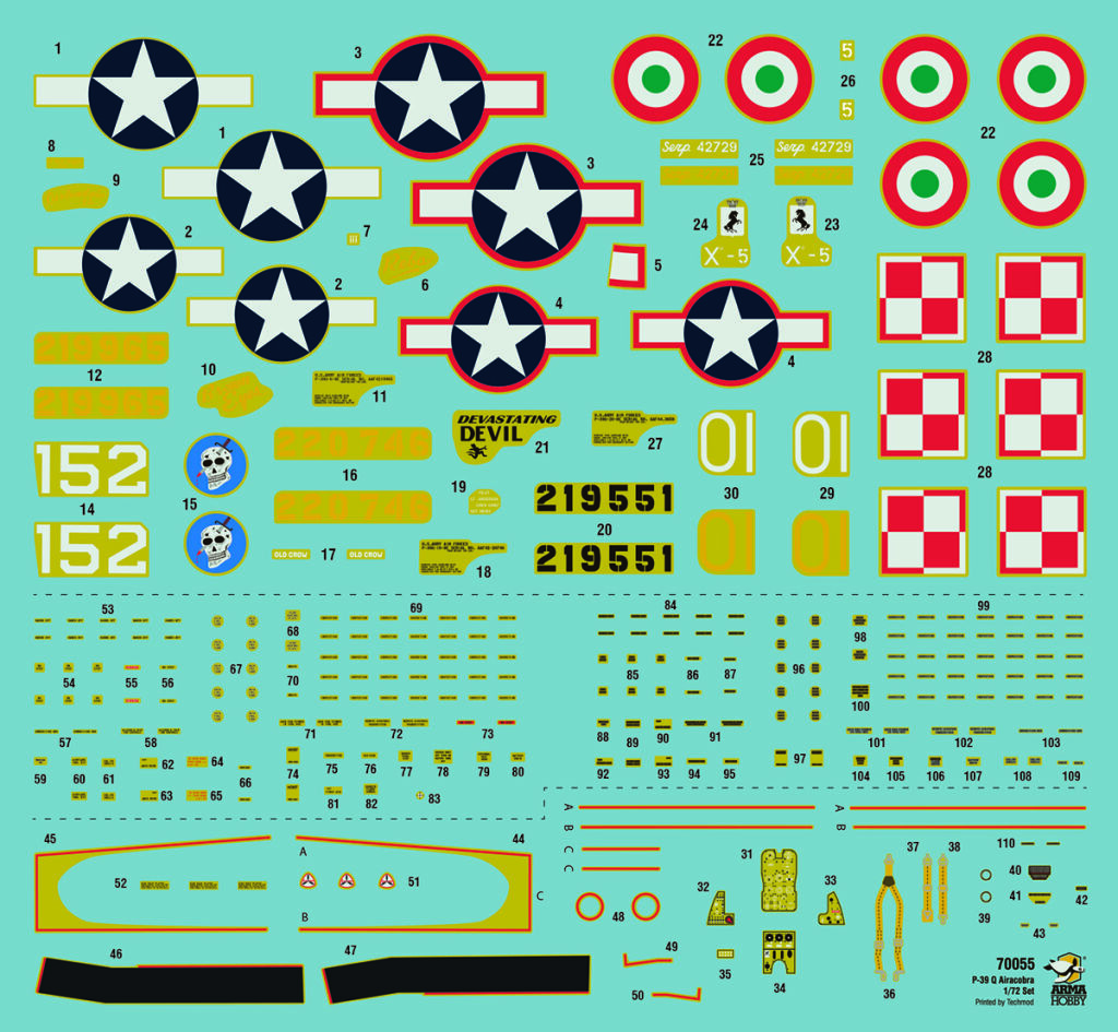 ak-interactive-p-39q-airacobra-1-72-kit-modellismo-aereo-in-scala-1-72 image 3