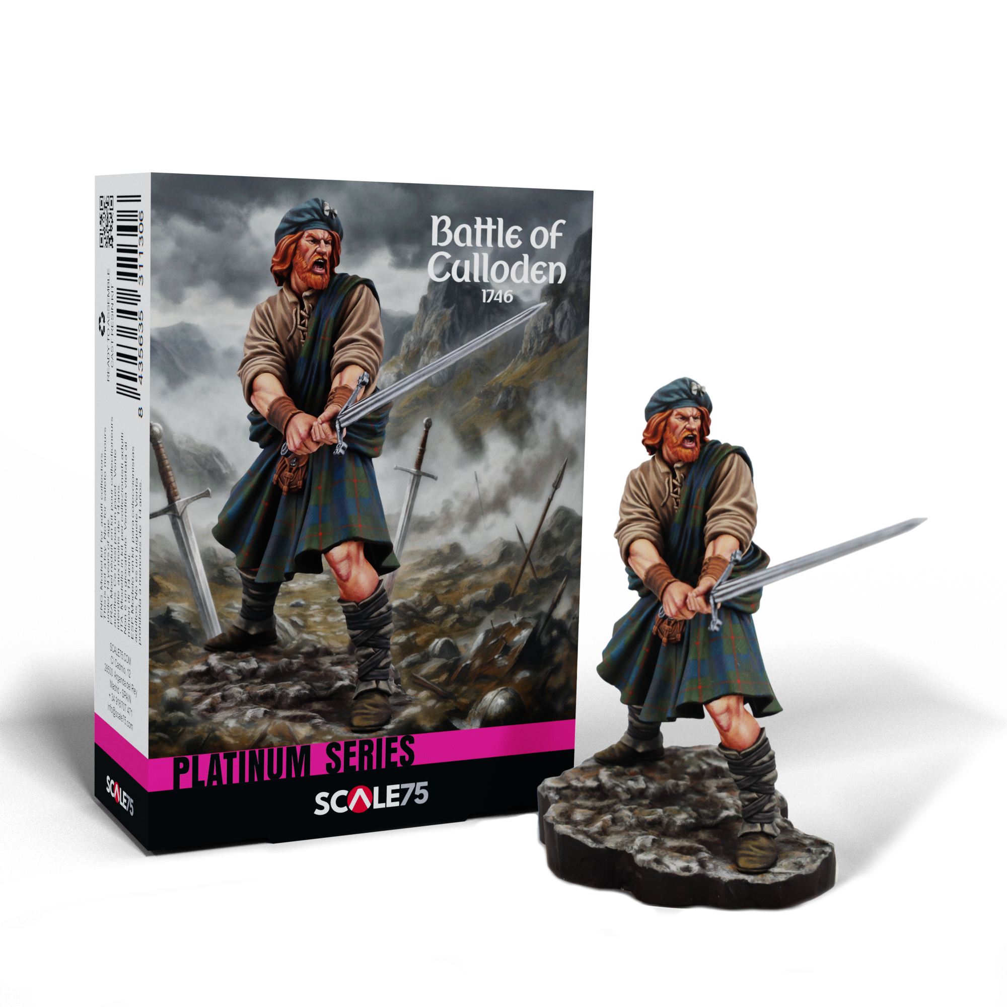 scale75-battle-of-culloden-1746-75mm-figura-highlander-platinum-series image 1