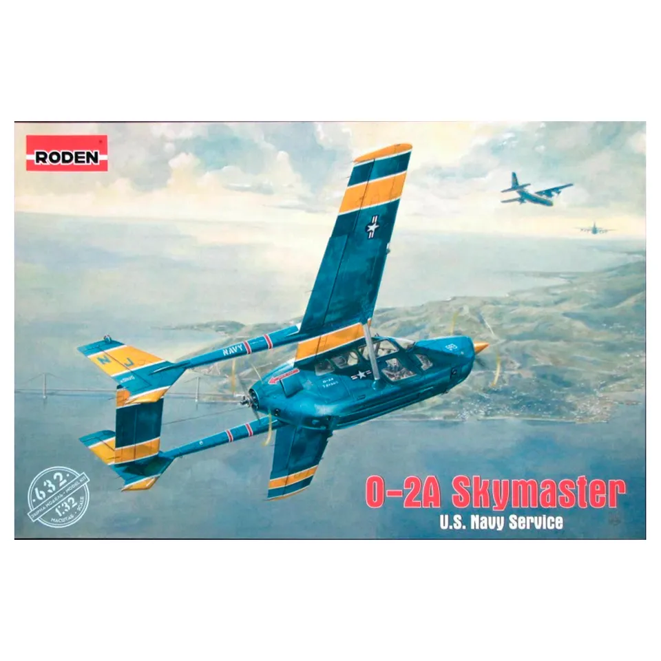 ak-interactive-1-32-o-2a-skymaster-u-s-navy-service-kit-modello-aereo image 1