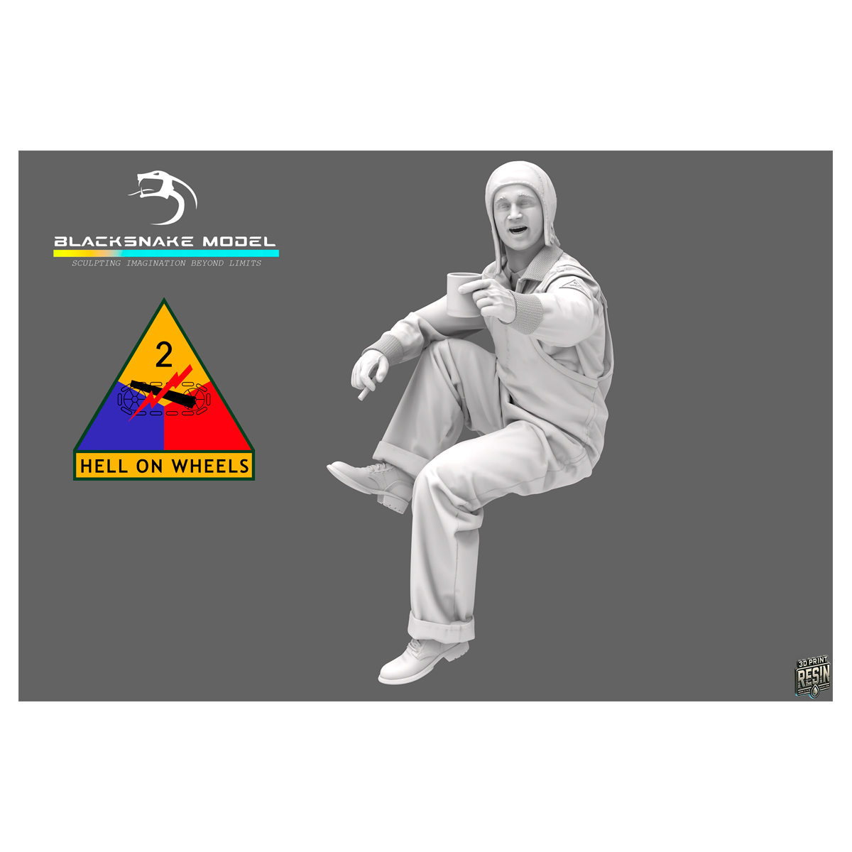 ak-interactive-usa-tank-crew-02-kit-di-modellismo-figure-2 image 2