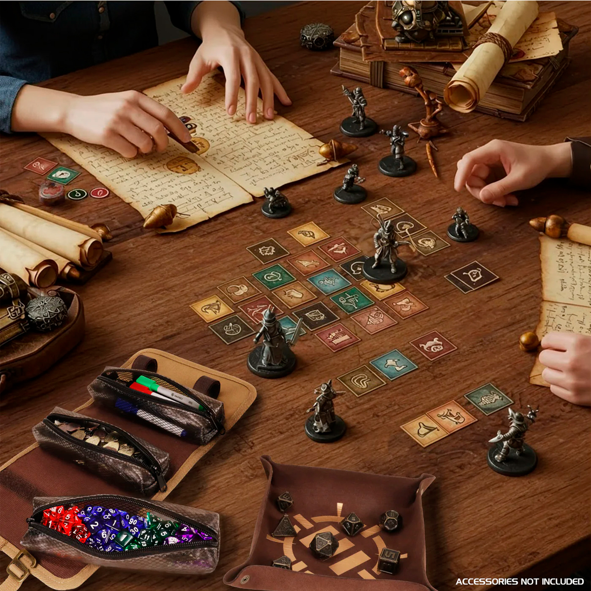 enhance-venture-canvas-dice-case-custodia-per-dadi-con-vassoio-e-3-pochette-rimo image 6