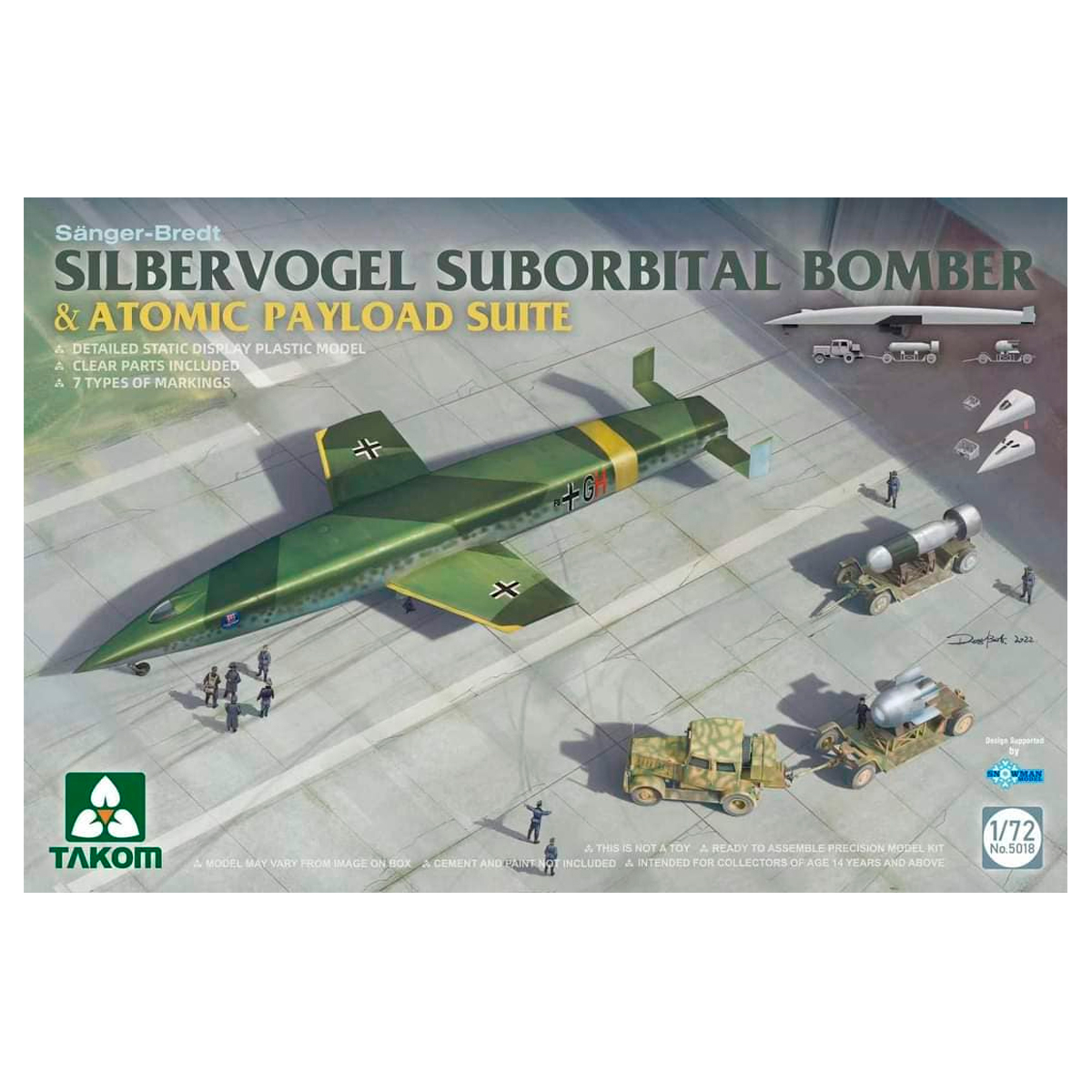 ak-interactive-1-72-s-nger-bredt-silbervogel-bombardiere-suborbitale-con-carico- image 1