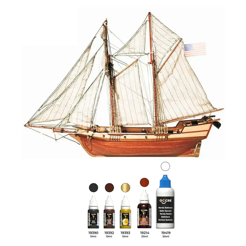 occre-albatros-color-pack-kit-con-vernici-vele-e-supporto-base image 1