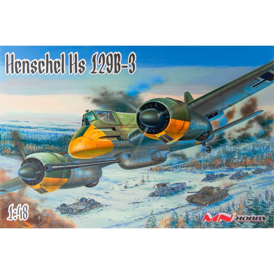 ak-interactive-henschel-hs-129b-3-1-48-kit-aereo-da-attacco-al-suolo image 1
