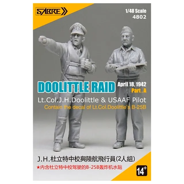 ak-interactive-1-48-doolittle-raid-part-a-lt-col-j-h-doolittle-pilota-usaaf-18-a image 1