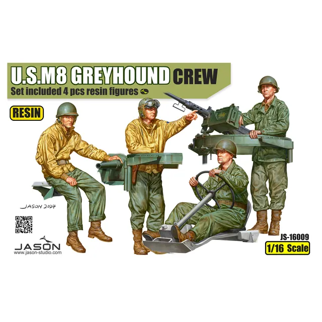 ak-interactive-1-16-u-s-m8-greyhound-crew-set-4-figurine-da-costruire-e-dipinger image 1