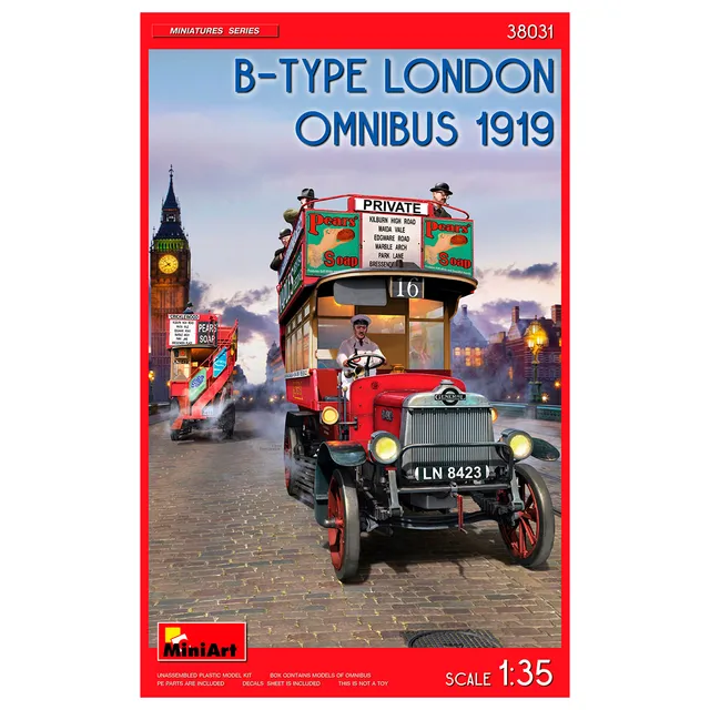 ak-interactive-1-35-b-type-london-omnibus-1919-kit-di-modellismo image 1