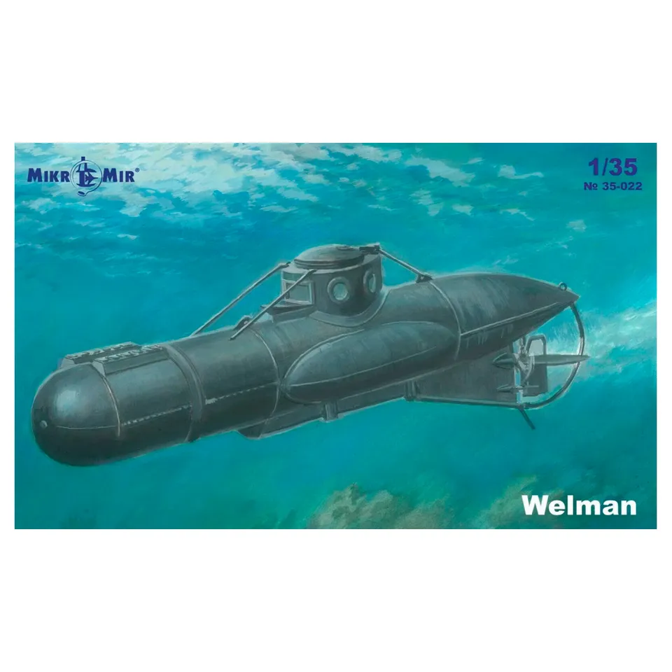 ak-interactive-welman-w10-british-wwii-midget-submarine-1-35-kit-di-modellismo image 1