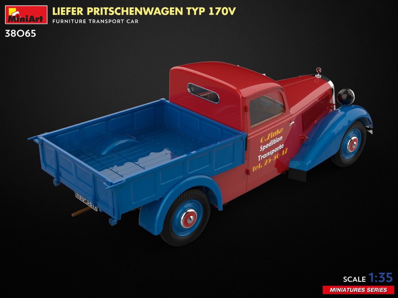 ak-interactive-1-35-liefer-pritschenwagen-typ-170v-kit-auto-per-trasporto-mobili image 5