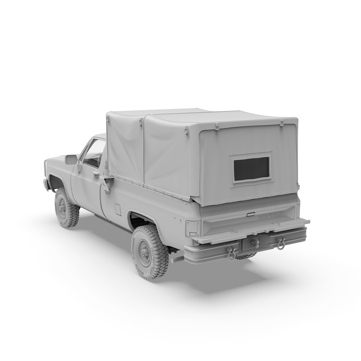 ak-interactive-m1008-troop-carrier-con-telone-1-35-kit-furgone-militare image 5