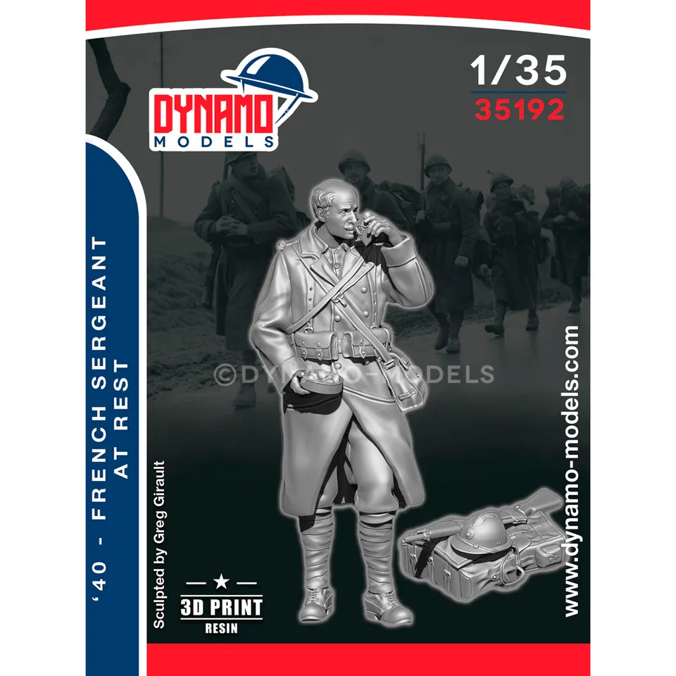 kit-modellismo-ak-interactive-1-35-french-40-sergeant-at-rest image 1