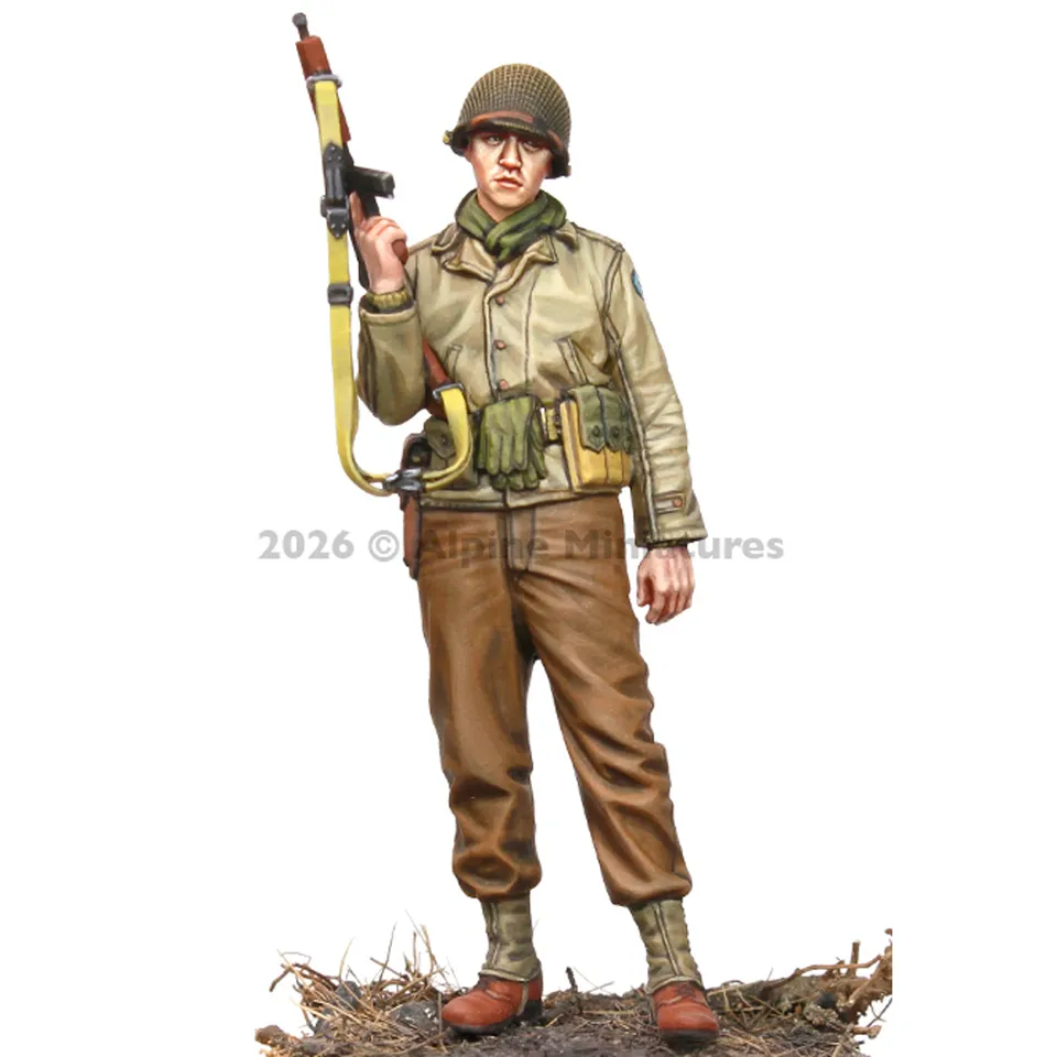ak-interactive-ww2-us-infantry-officer-modellismo-figura-1-35 image 1