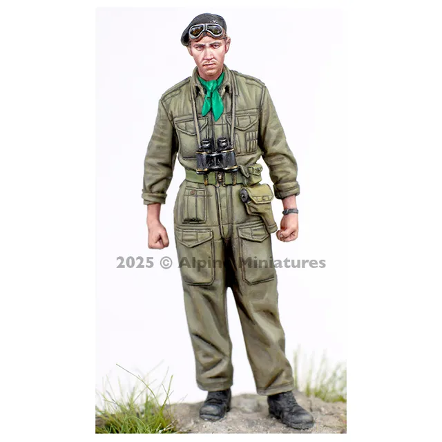 ak-interactive-british-cw-tank-commander-1-35-figura-comandante-carro-britannico image 1