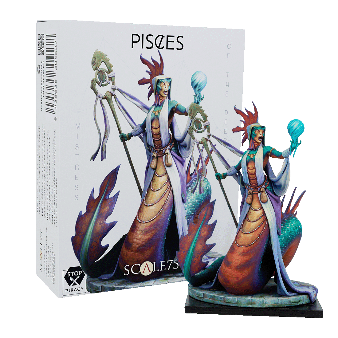 scale75-pisces-zodiac-mystic-signs-miniatura-in-resina-fantasy image 1
