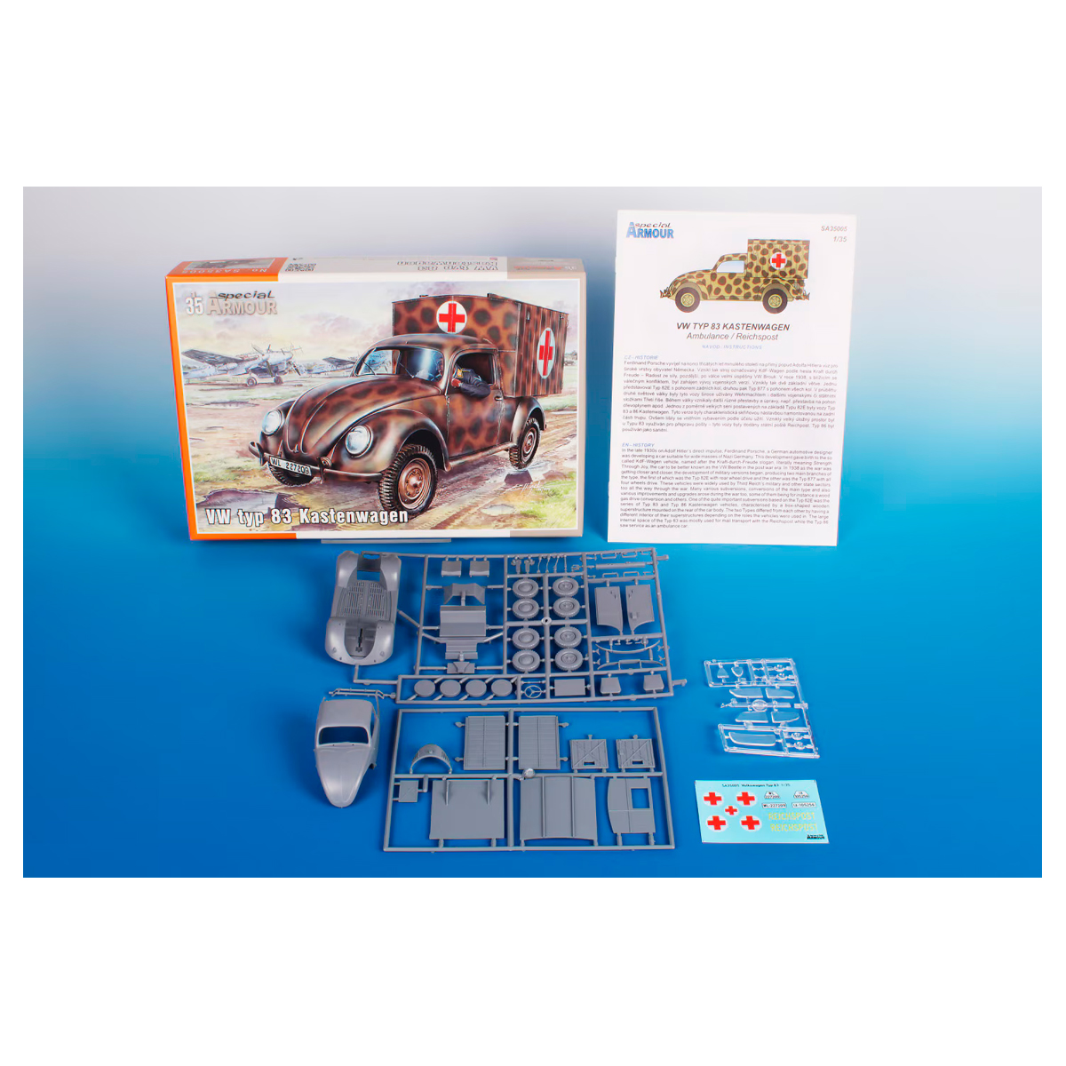 ak-interactive-1-35-vw-typ-83-kastenwagen-kit-modellismo-furgone-tedesco image 2