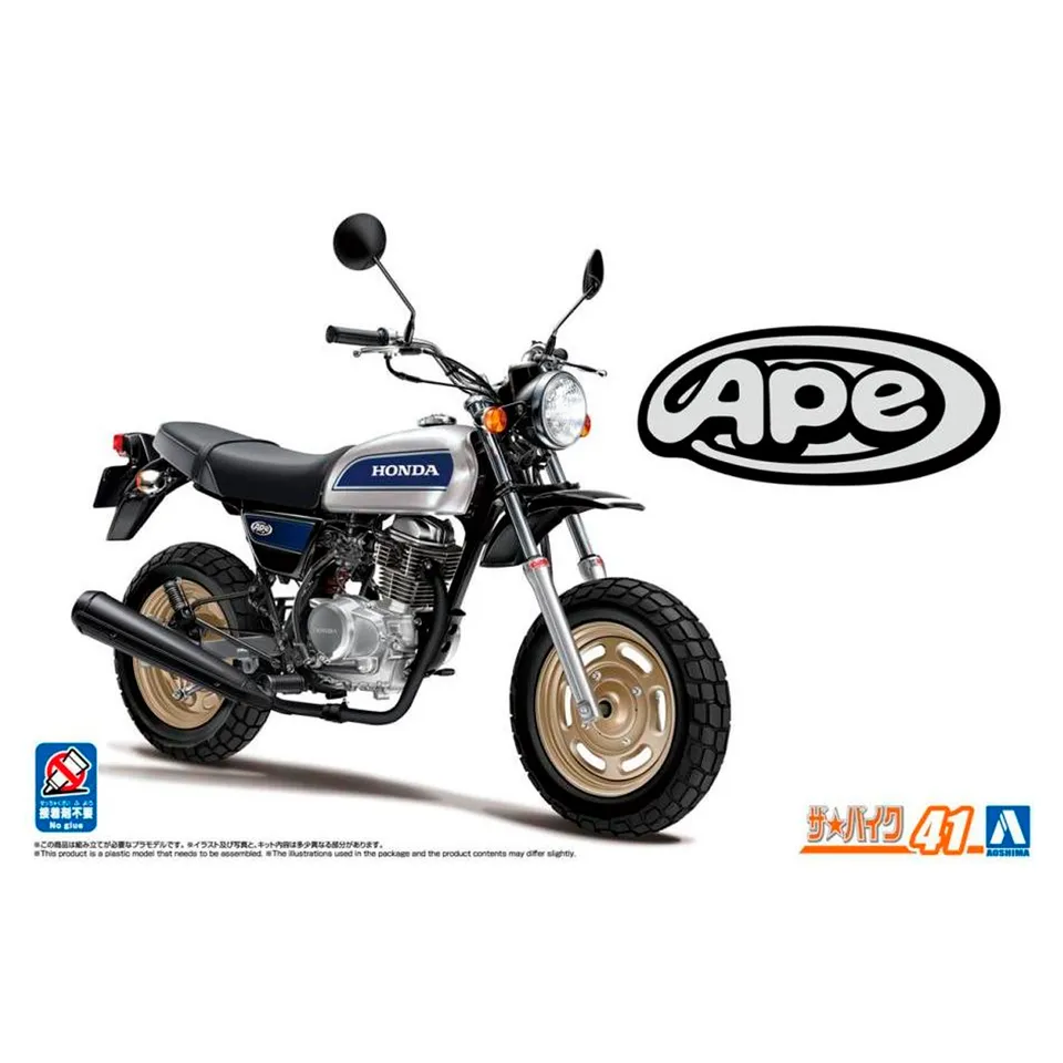 ak-interactive-1-12-the-bike-honda-hc07-ape100-deluxe-08-modello-da-costruire-e- image 1