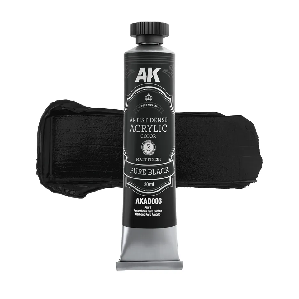 ak-interactive-negro-puro-colore-acrilico-denso-artistico image 1
