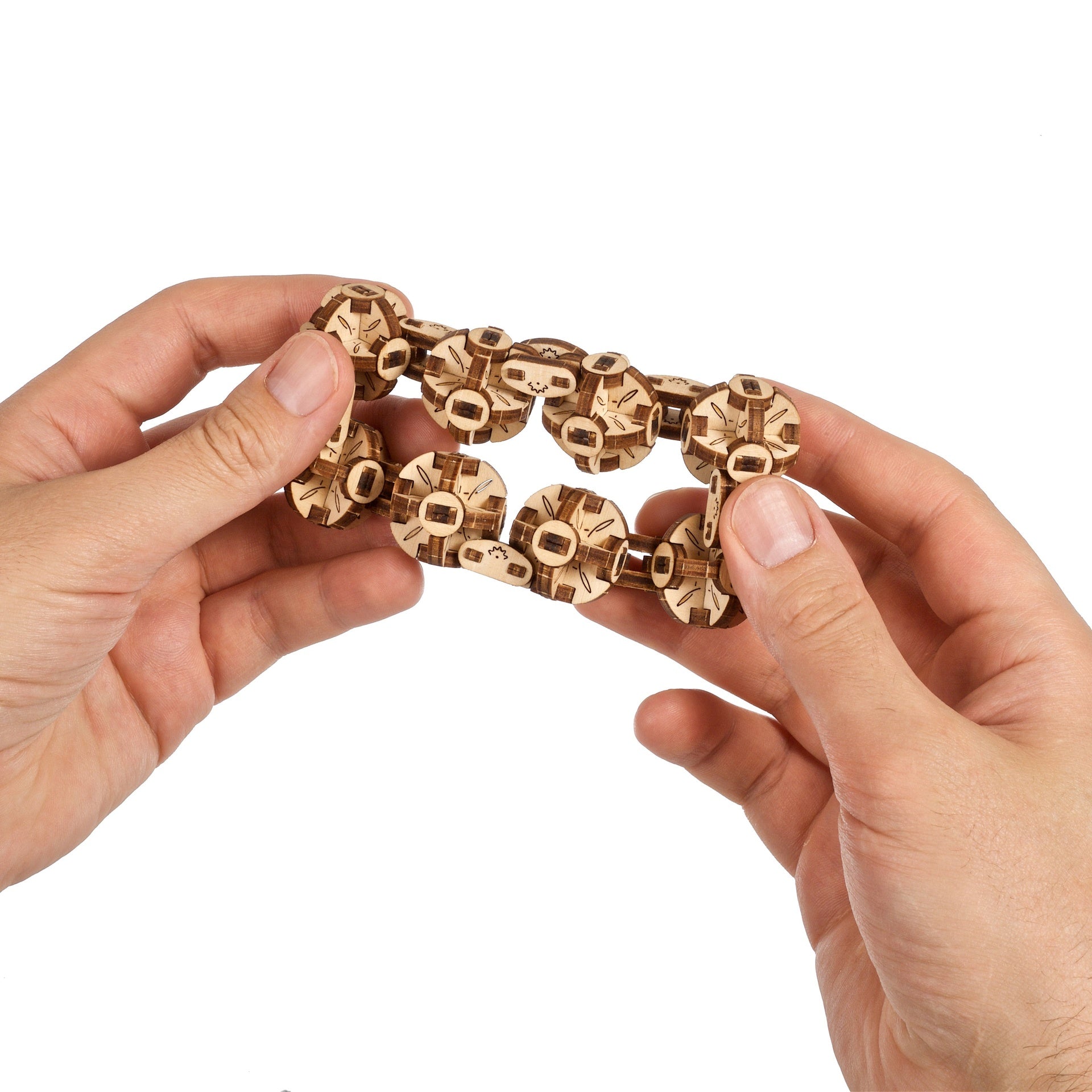 ugears-flexi-cubus-2-0-puzzle-meccanico-3d-octasphere-steampunk image 4