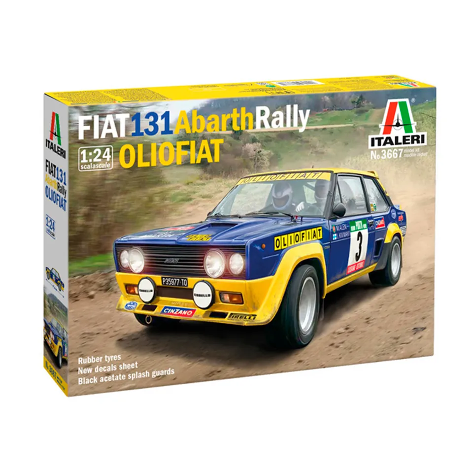 ak-interactive-1-24-fiat-131-abarth-rally-olio-fiat-kit-auto-modellismo image 1
