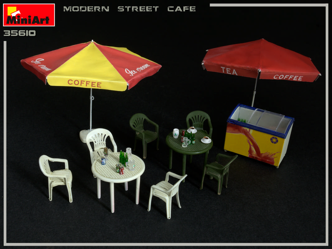 ak-interactive-1-35-modern-street-cafe-scenico-diorama-da-modellismo image 2