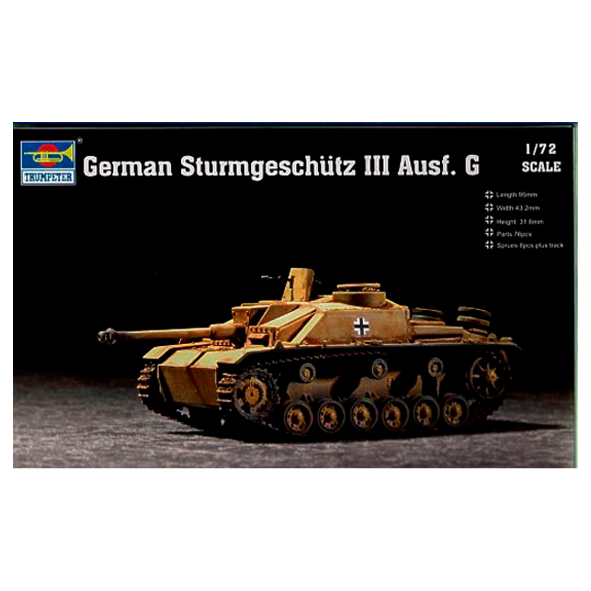 ak-interactive-german-sturmgesch-tz-iii-ausf-g-1-72-kit-mezzo-corazzato-in-scala image 1