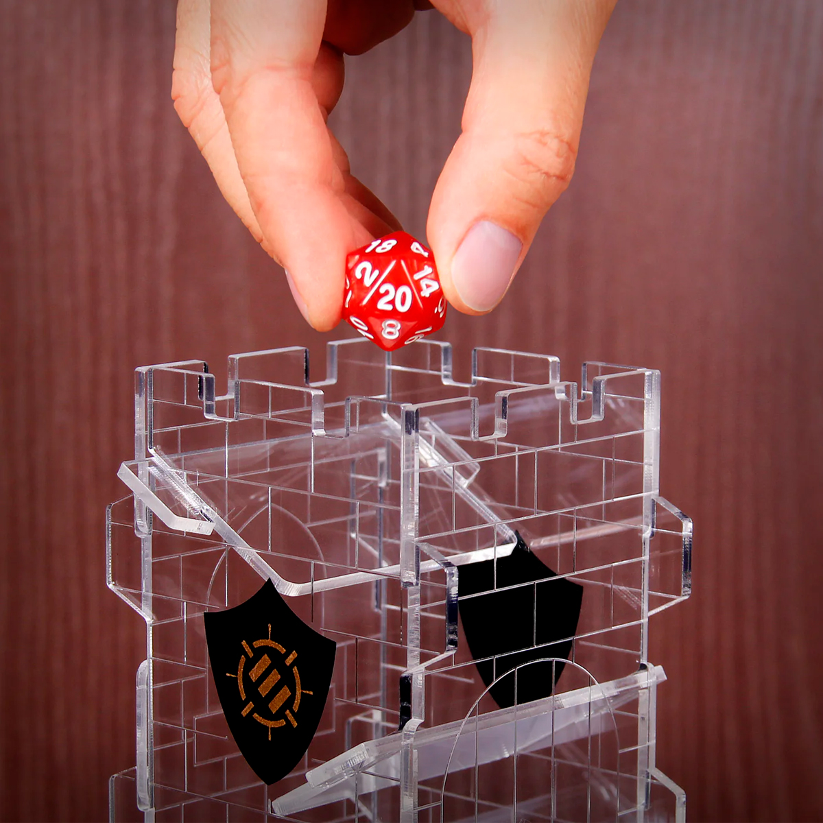 enhance-dice-tower-e-dice-tray-per-giochi-di-ruolo-da-tavolo-con-design-a-castel image 3