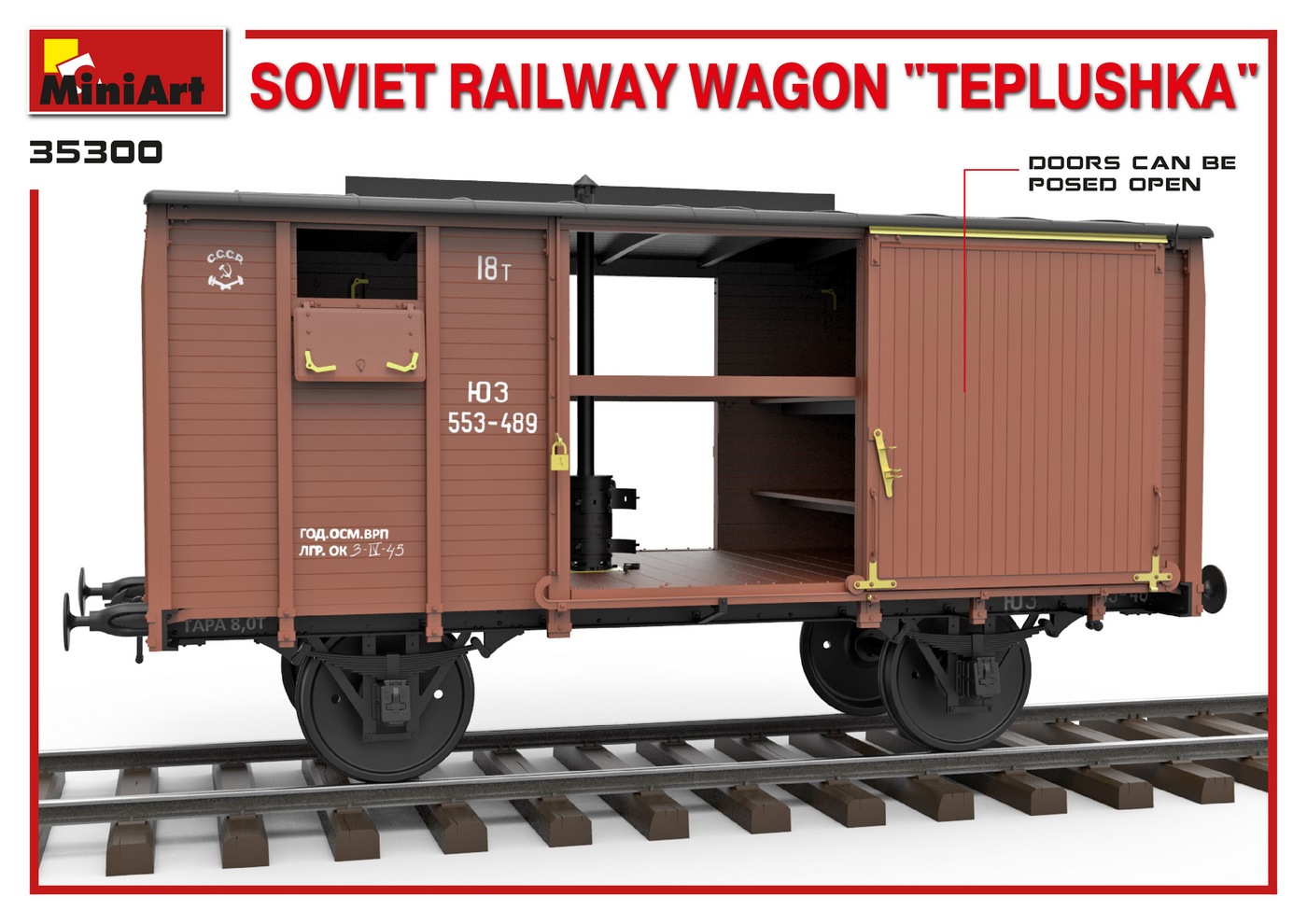 ak-interactive-1-35-soviet-railway-wagon-teplushka-kit-vagone-ferroviario image 5