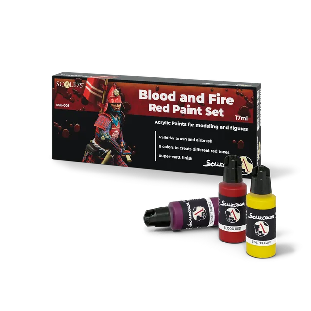 scale75-blood-and-fire-red-paint-set-set-colori-rossi-per-miniature image 1