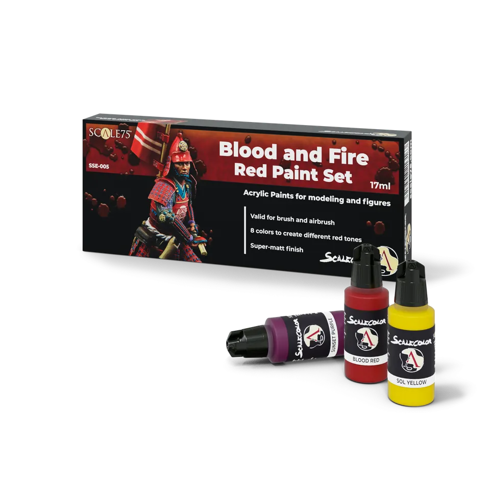 scale75-blood-and-fire-red-paint-set-set-colori-rossi-per-miniature image 1
