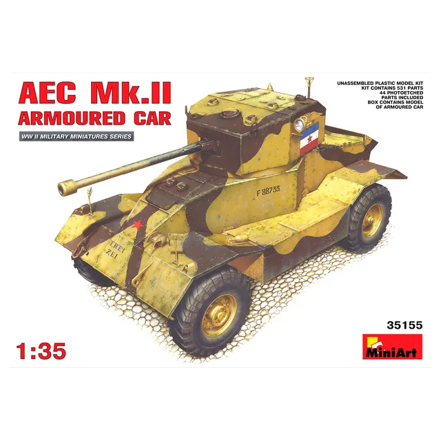 ak-interactive-aec-mk-ii-armoured-car-kit-autoblindo-1-35 image 1