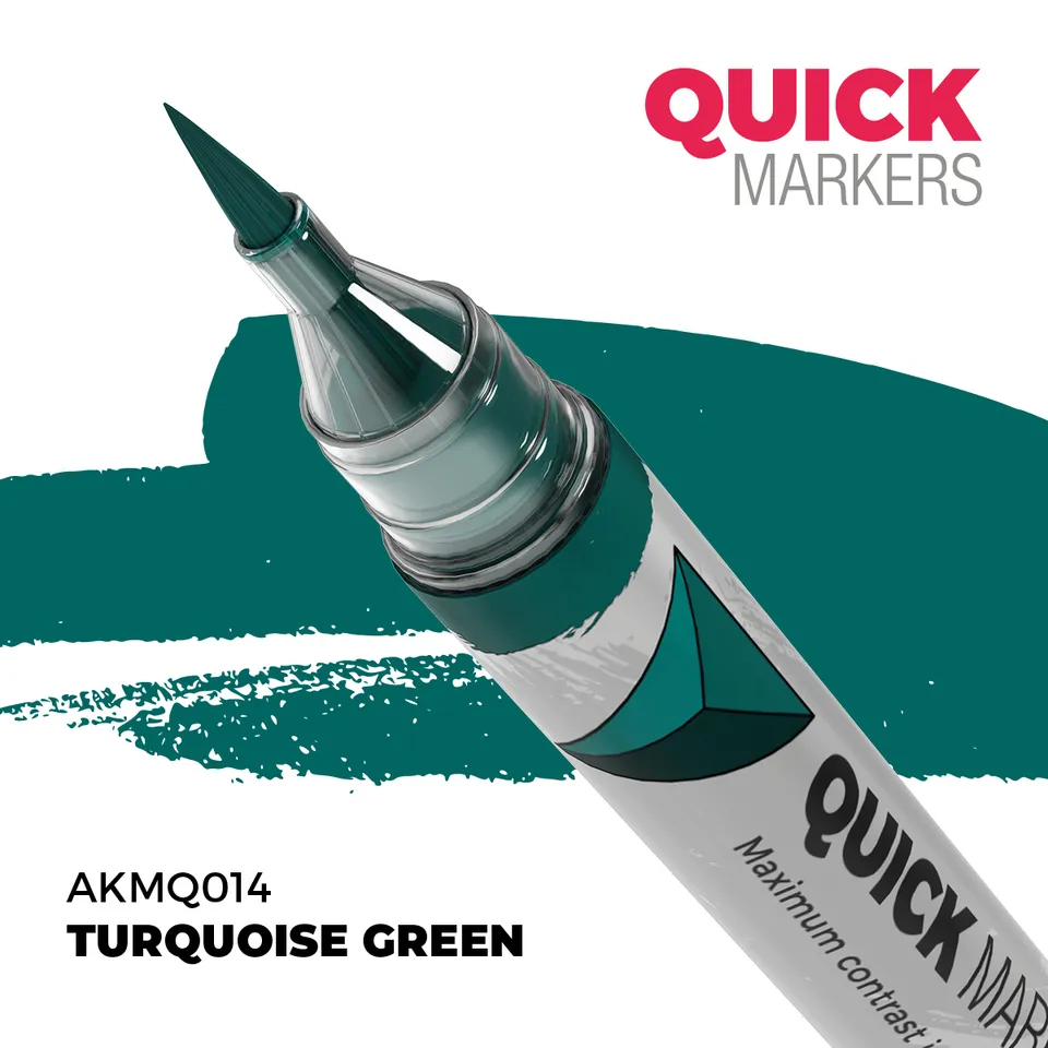ak-interactive-turquoise-green-quick-marker-pennarello-acrilico image 1