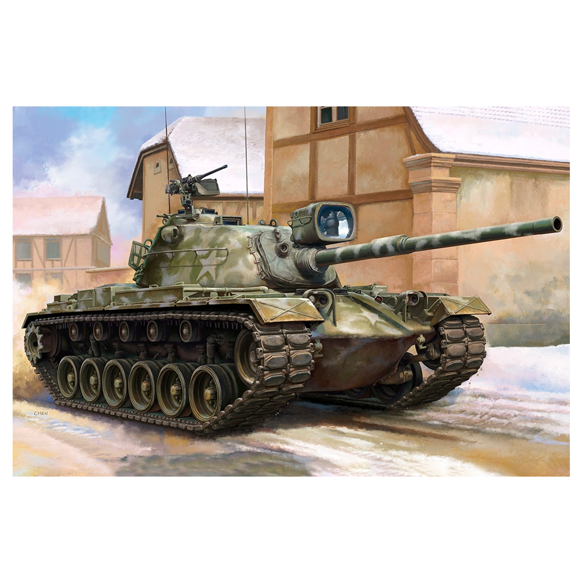 ak-interactive-m48a5-mbt-kit-modello-carro-armato-1-35 image 1