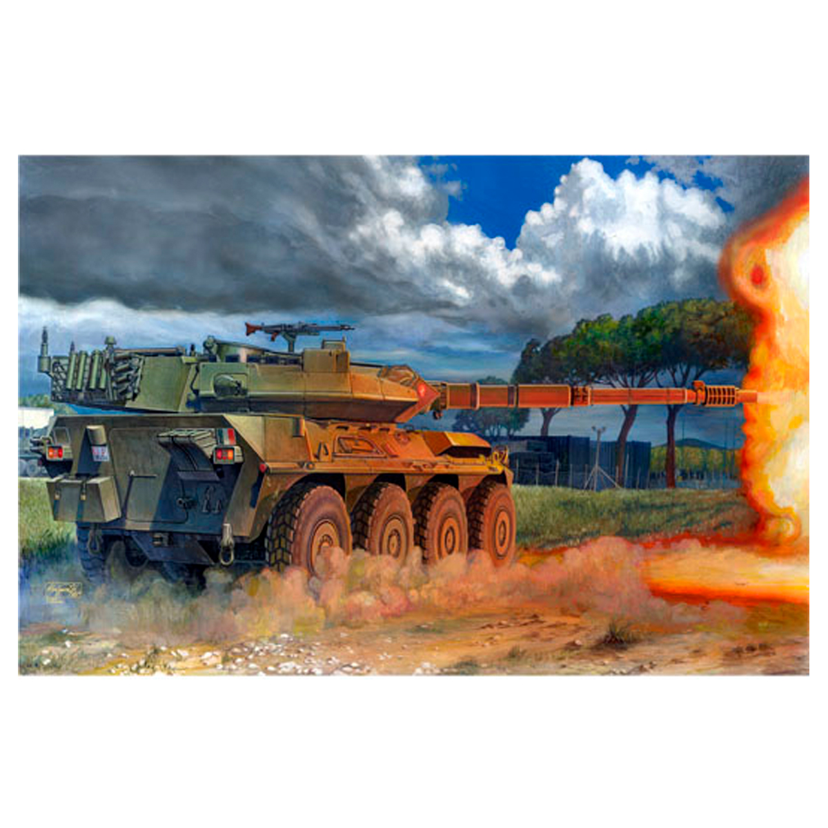 ak-interactive-1-35-italian-b1-centauro-tank-destroyer-kit-veicolo-militare image 1