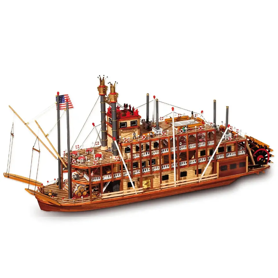 occre-mississippi-kit-di-modellismo-navale-battello-a-ruota image 1