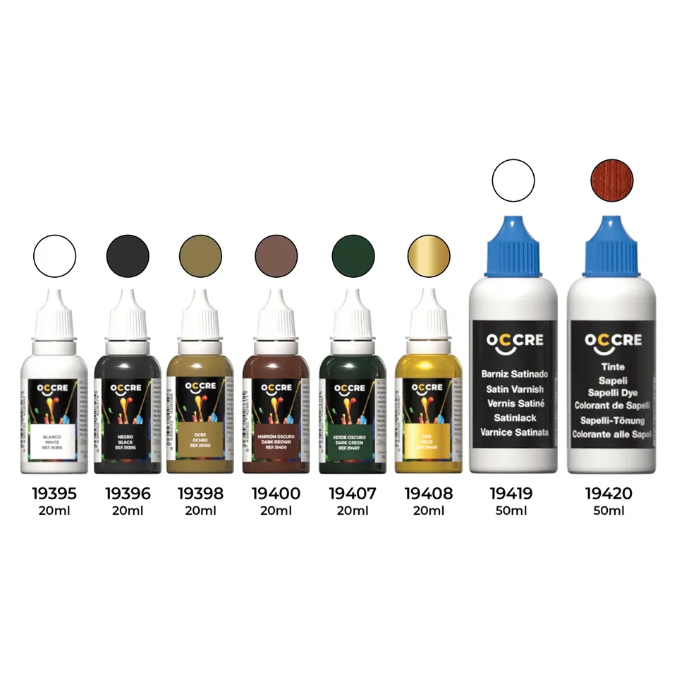 occre-pack-colori-acrilici-aurora-set-8-vasetti image 1