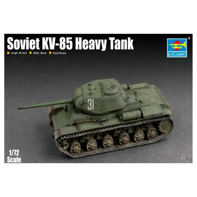 ak-interactive-soviet-kv-85-heavy-tank-1-72-kit-carro-armato-modellismo image 1