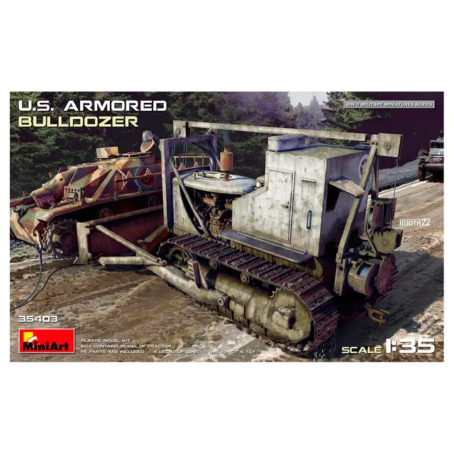 ak-interactive-1-35-u-s-armored-bulldozer-bulldozer-corazzato-usa-in-scala-1-35 image 1
