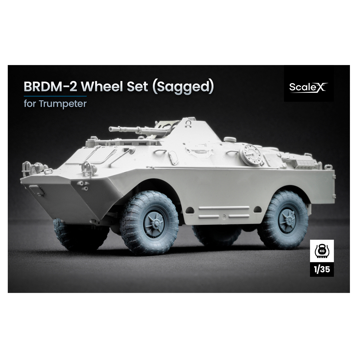 ak-interactive-brdm-2-weighted-wheel-set-in-scala-1-35 image 1