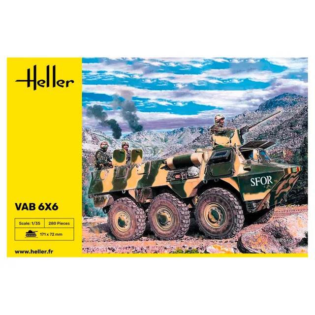 ak-interactive-vab-6-6-in-scala-1-35-kit-veicolo-blindato-francese image 1