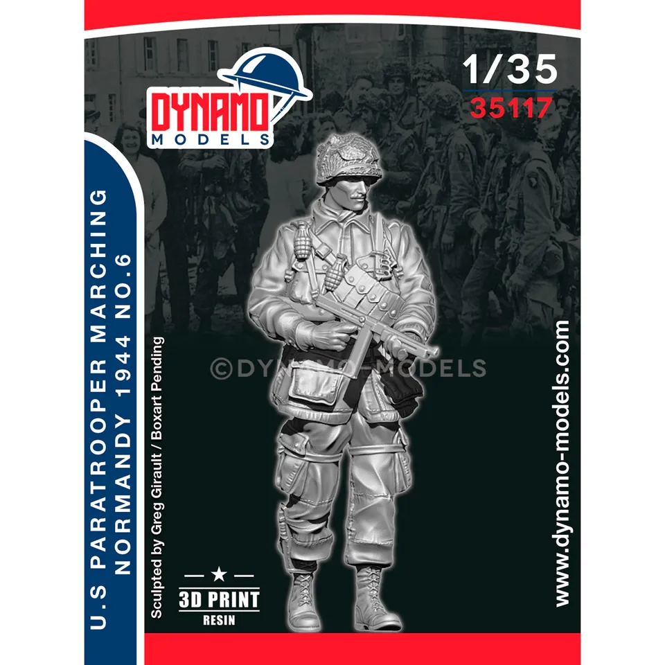 ak-interactive-1-35-u-s-paratrooper-smg-marching-normandy-1944-no-6-2 image 1