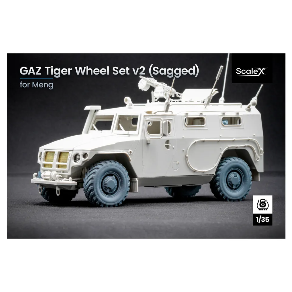 ak-interactive-gaz-tiger-v2-with-shield-weighted-wheel-set-1-35 image 1