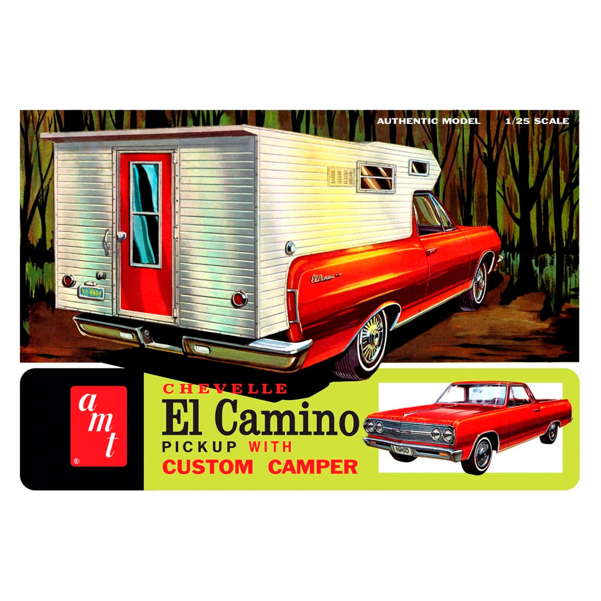 ak-interactive-1-25-1965-chevelle-el-camino-with-custom-camper image 1
