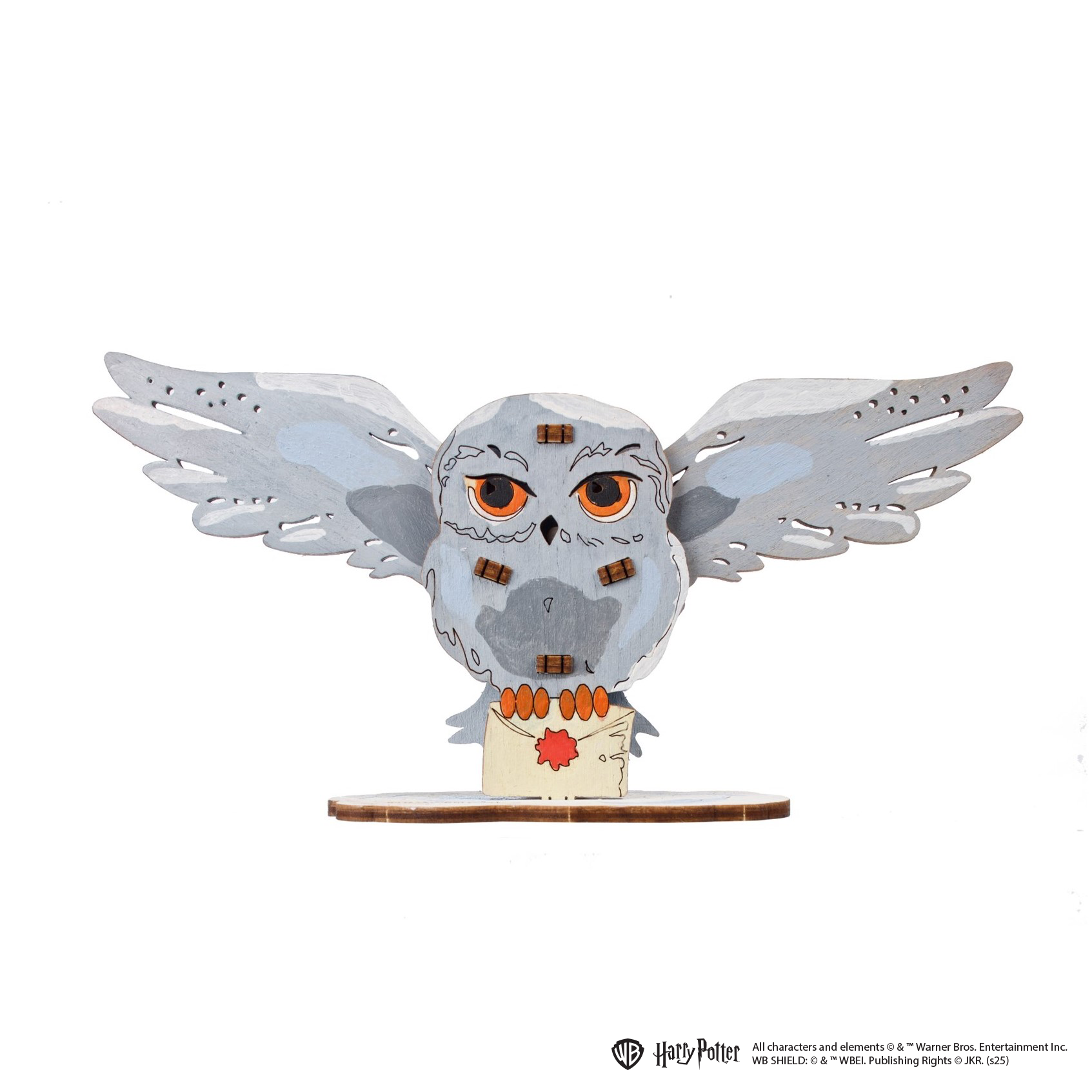 ugears-hedwig-owl-modellino-3d-da-colorare-della-gufo-di-harry-potter-con-ali-mo image 2