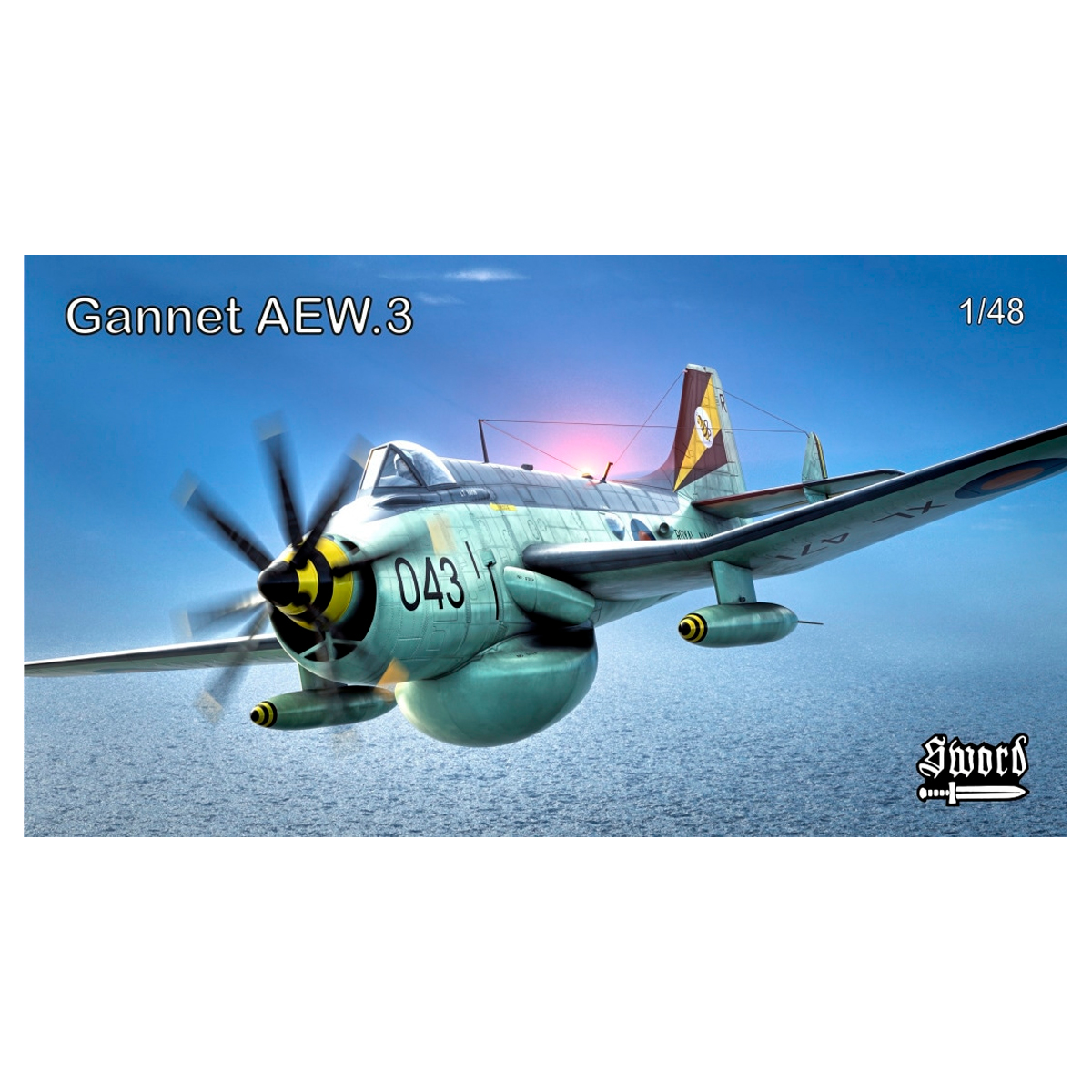 ak-interactive-1-48-gannet-aew-3-kit-modellismo-aereo image 1