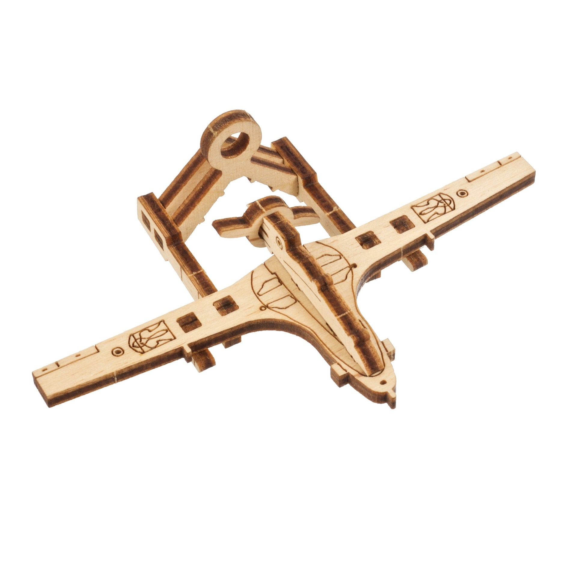ugears-fidgets-invincibility-kit-modellismo-legno-4-miniature-meccaniche image 6