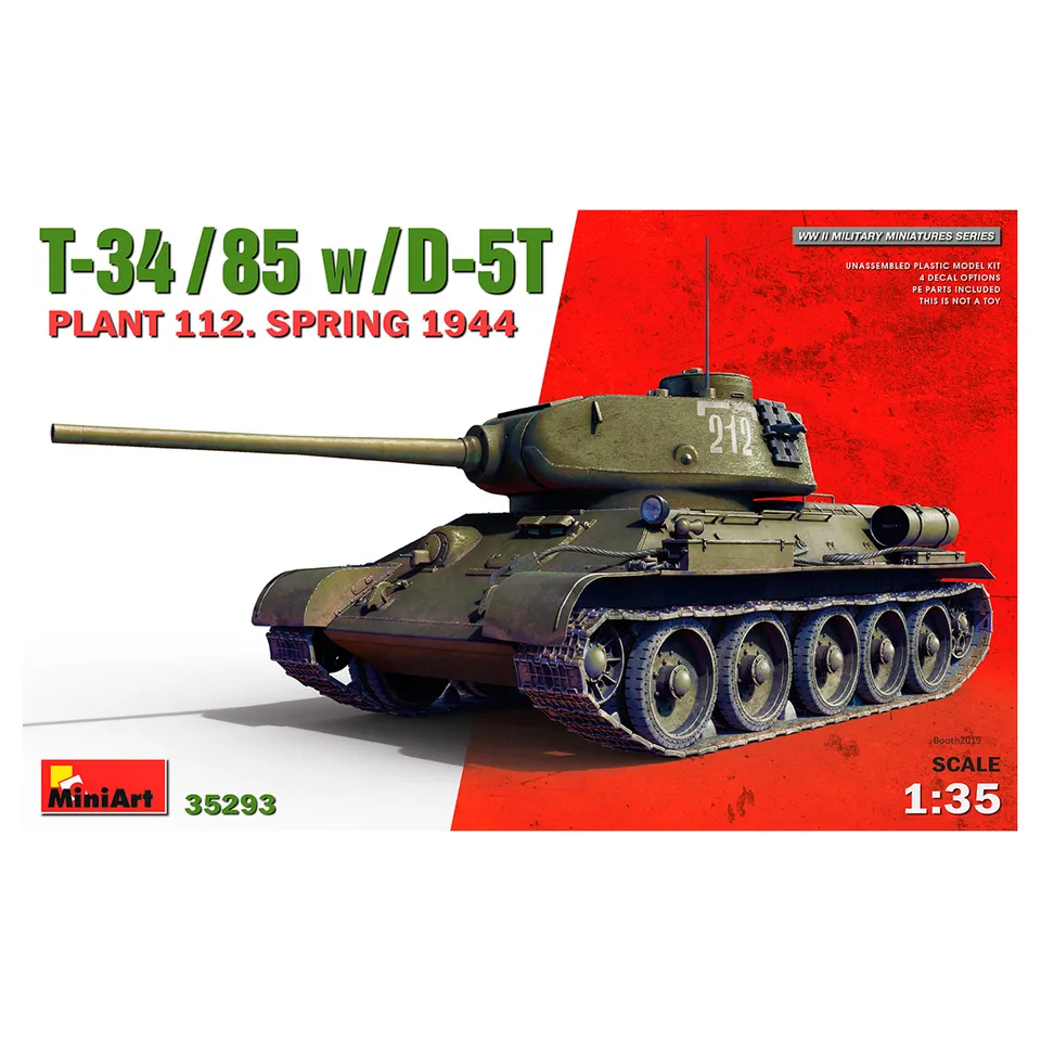 ak-interactive-1-35-t-34-85-con-cannone-d-5t-plant-112-primavera-1944-kit-modell image 1