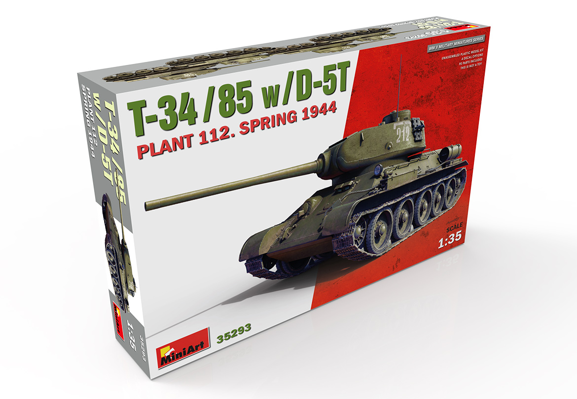 ak-interactive-1-35-t-34-85-con-cannone-d-5t-plant-112-primavera-1944-kit-modell image 2
