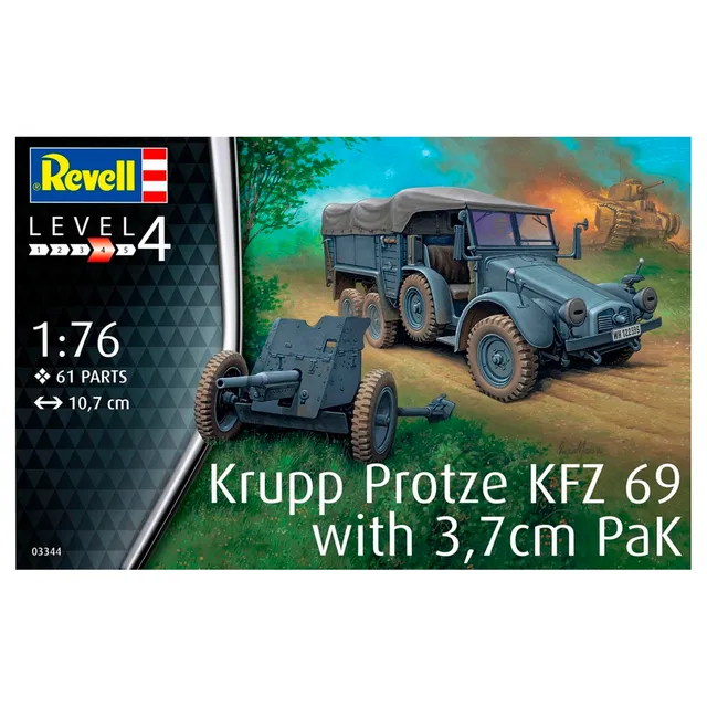 ak-interactive-krupp-protze-kfz-69-con-cannone-3-7-cm-scala-1-76 image 1