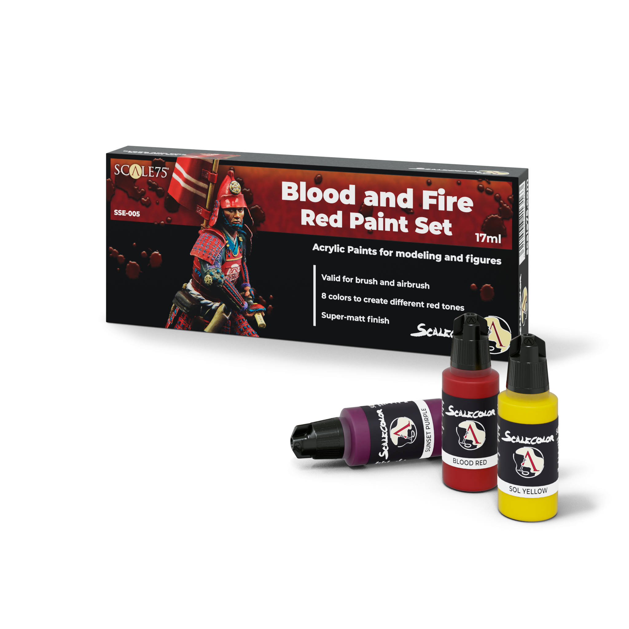 scale75-blood-and-fire-red-paint-set-set-colori-rossi-per-miniature image 1
